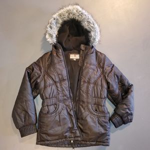 Fitted Winter Puffer Jacket Coat